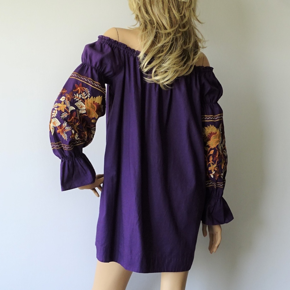 Free People Fleur Du Jour Shift Dress NWT - Picture 3 of 3